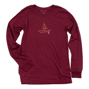 OPTIMISM & GRIT LONG SLEEVE TEE